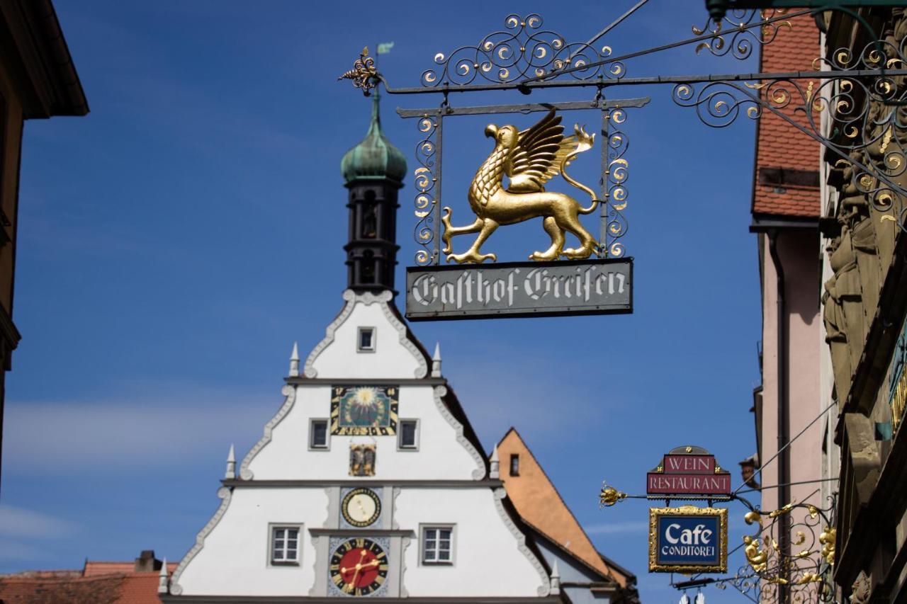 רוטנבורג אוב דר טאובר Hotel-Gasthof Goldener Greifen מראה חיצוני תמונה